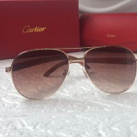 Cartier 2022 мъжки слънчеви очила, снимка 2 - Слънчеви и диоптрични очила - 38199563