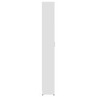 Гардероб за антре, бял, 55x25x189 см, ПДЧ, снимка 10 - Гардероби - 44010111