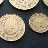 Монети . Кипър .1,5, 10 ,20 и 50 цента. 5 бройки., снимка 8 - Нумизматика и бонистика - 37574995