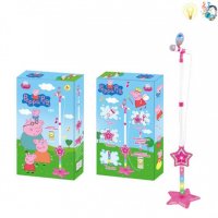 ✨Детски микрофон със стойка Peppa Pig , снимка 1 - Музикални играчки - 34857266