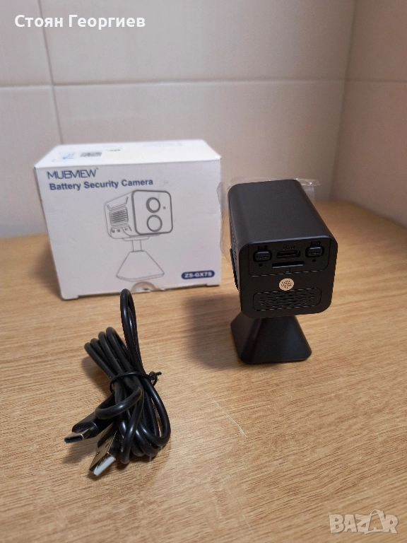 Камера MUBVIEW, 1080P безжична вътрешна WiFi камера, снимка 1