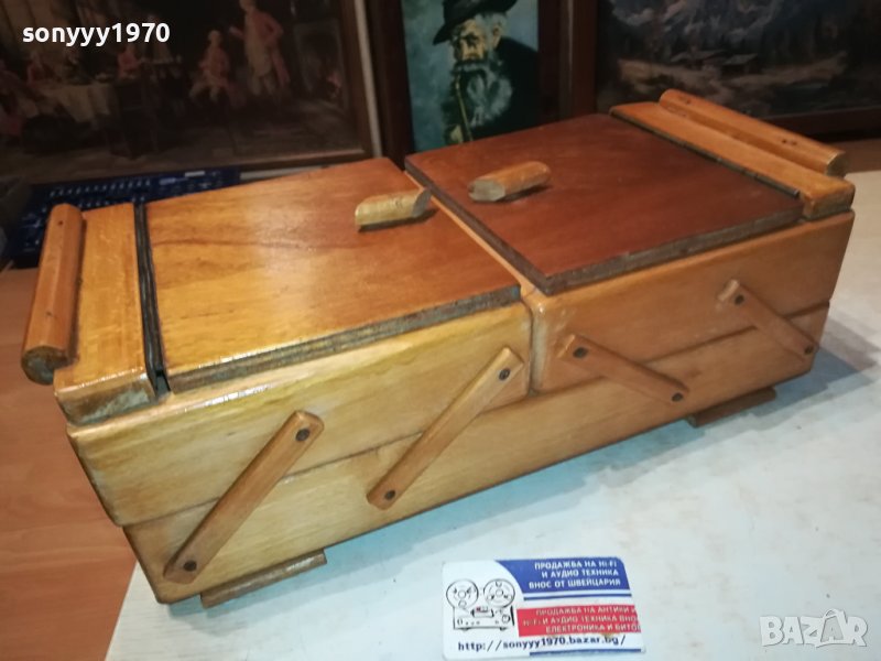 ДЪРВЕНА КУТИЯ ОТ ШВЕЦИЯ 2312231737LNWC, снимка 1