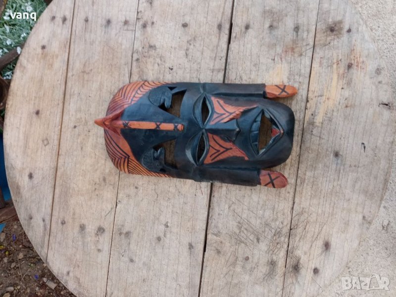 Дървена африканска маска, снимка 1