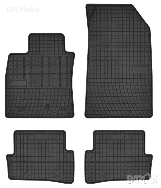 Комплект 4бр. Гумени стелки Frogum за Renault Clio 2012-2019, снимка 1