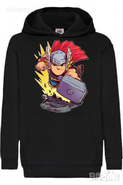 Детски Суитчър/Суитшърт Marvel Thor,Игра,Подарък,Изненада,Забавление,Рожден Ден, снимка 1