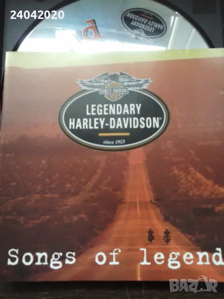 Legendary Harley-Davidson - Songs Of Legend оригинален диск, снимка 1