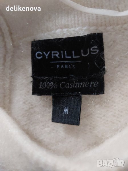 Кашмир CYRILLUS. Size S France 🇫🇷 Страхотен пуловер, снимка 1