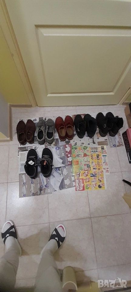 Естествена кожа кубинки и обувки, Декатлон, снимка 1