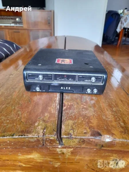 Стар автомобилен касетофон Alex, снимка 1