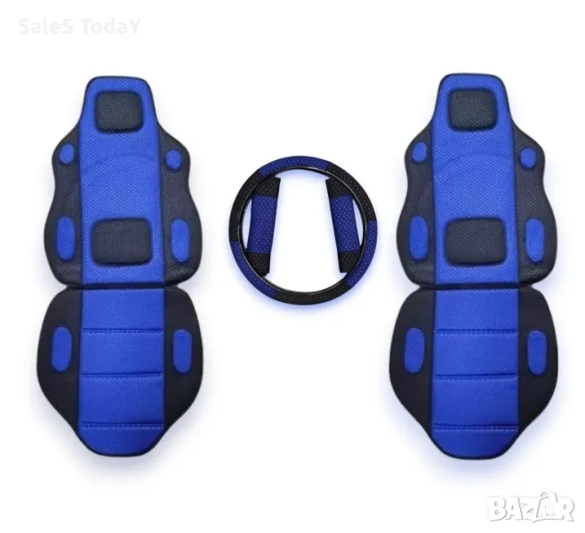 Тапицерия за кола, масажори за седалка, калъф за волан, протектори за колан, снимка 1