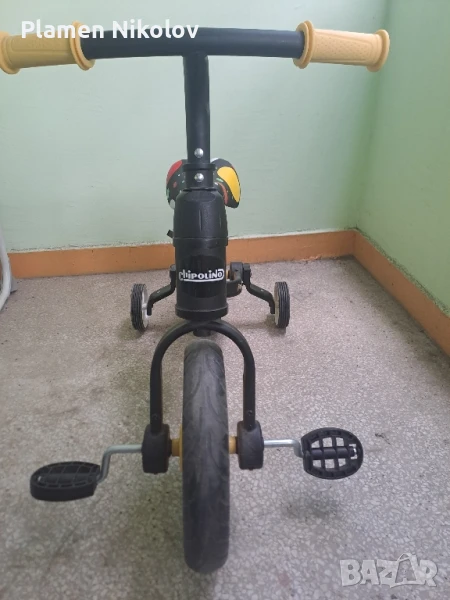 Колело за балансиране 2 в 1 Chipolino Макс Байк, цвят жълт, снимка 1