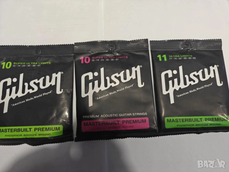 GIBSON-струни за акустична китара, снимка 1