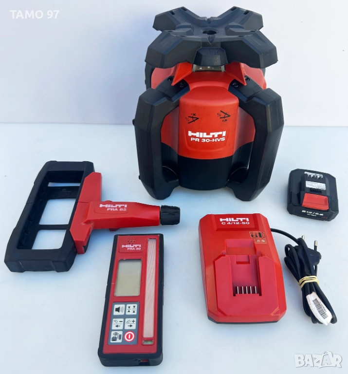 ТОП ОФЕРТА! Hilti PR 30-HVS A12 - Ротационен лазер за употреба на открито 2022г., снимка 1