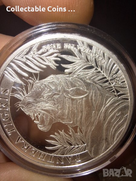 1 унция тигър инвестиционна монета, снимка 1