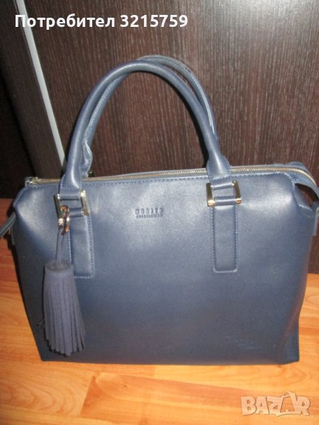 Дамска голяма тъмно синя чанта MOHITO, снимка 1