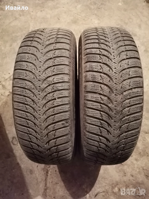 Продавам 2 броя зимни гуми 195.65.15 на 1 сезон дот 2020 KUMHO , снимка 1