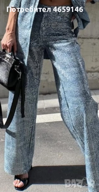 Дънки с пайети на Lumina, размер s, с етикет , снимка 1