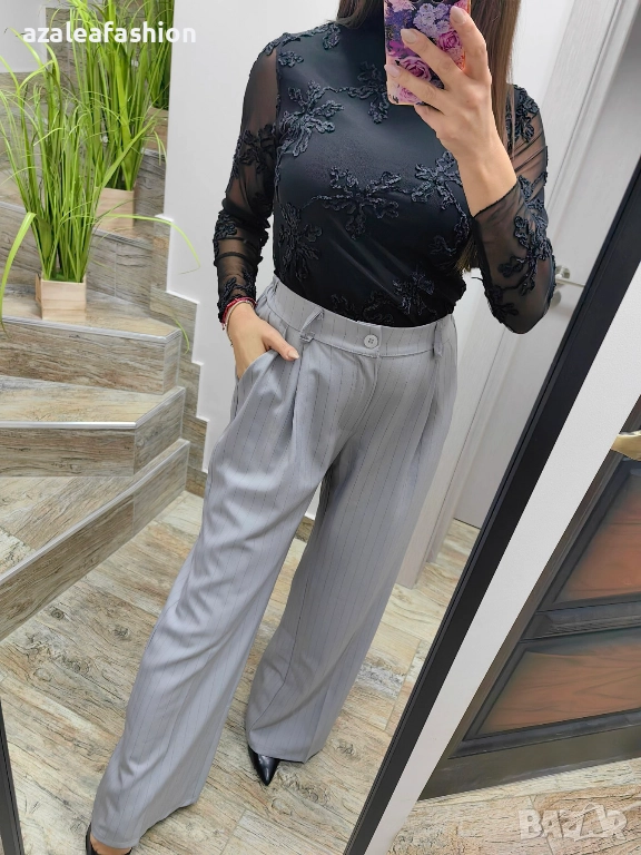Дамски сет блуза с панталон, снимка 1