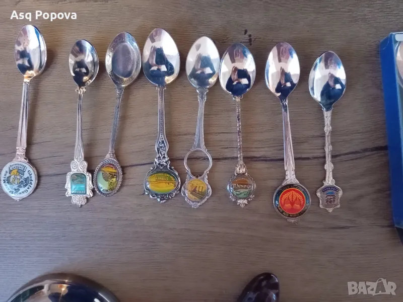 Различни посребрени лъжички, снимка 1