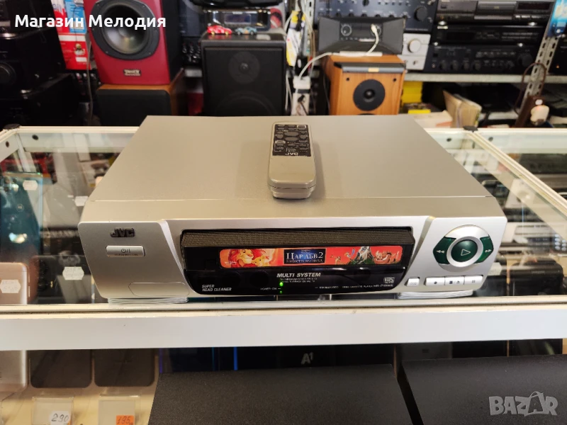 Видео JVC HR-P185EE с дистанционно. В отлично техническо и визуално състояние., снимка 1