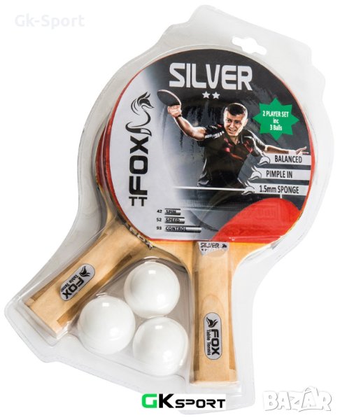 Комплект от хилки за тенис за двама играчи Fox TT Silver 2, снимка 1