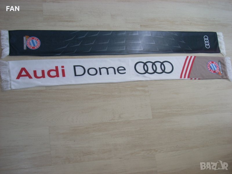 Рекламни шалове на баскетболния отбор на Байерн Мюнхен Bayern München и Ауди AUDI, снимка 1