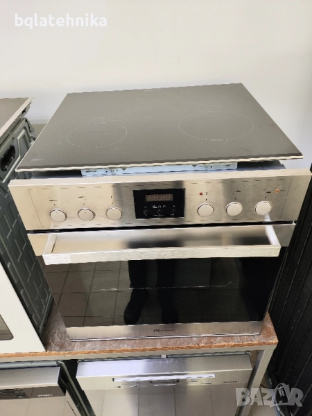 иноксова фурна с керамични котлони за вграждане , снимка 1