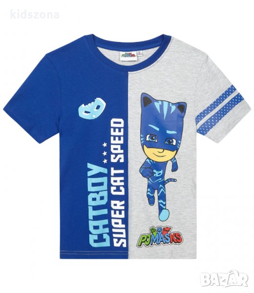 Детска тениска PJ Masks момче за 3 и 8 г. - М4-6, снимка 1