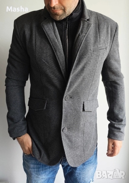 мъжко спортно - елегантно сако размер М , снимка 1