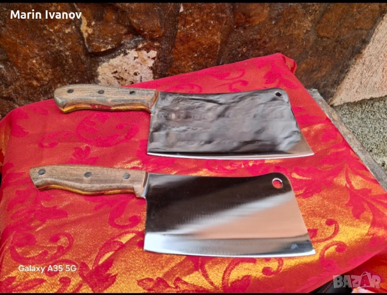 ръчно изработени сатъри и брадвички, снимка 1