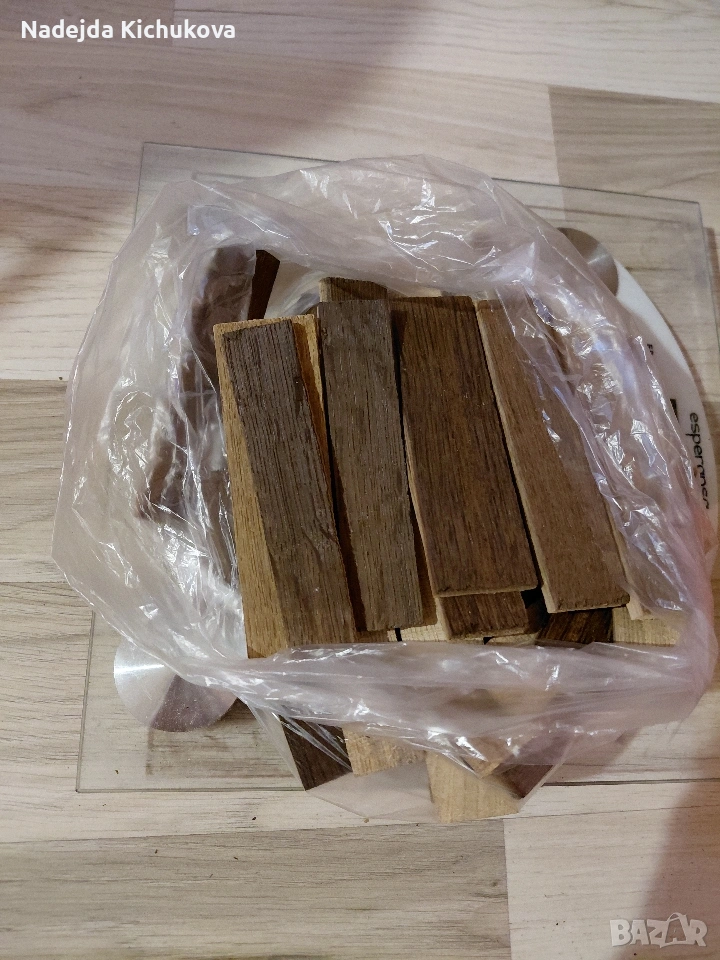 Български дъбов чипс за ракия и вино.1кг-10 евро., снимка 1