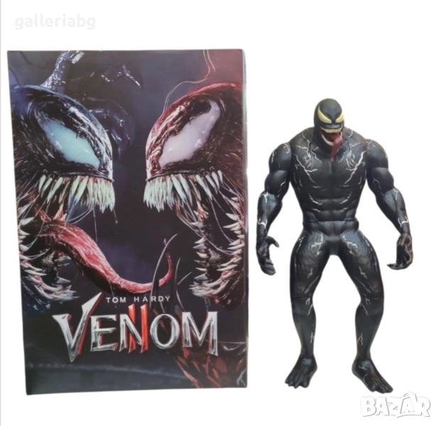 Голяма фигура Venom 32 см с кутия – колекционерски Marvel персонаж, снимка 1