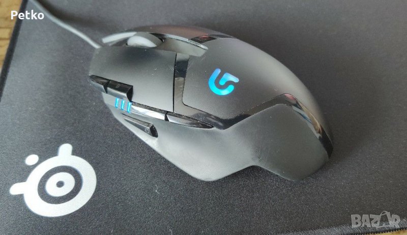 Logitech g402 и пад steelseries medium, снимка 1