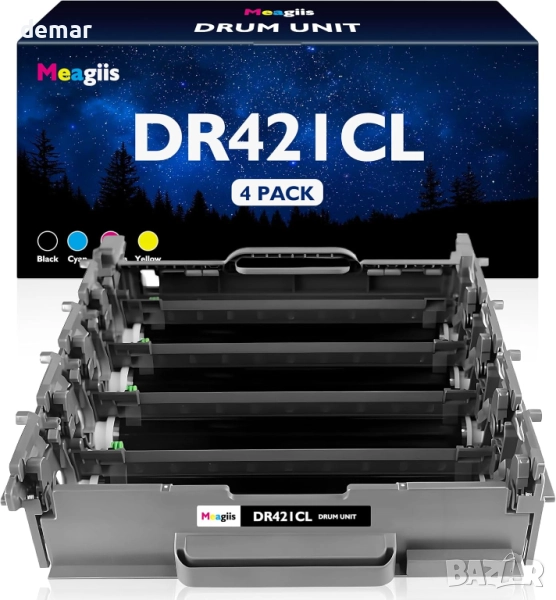 Съвместими барабани Meagiis DR421CL за Brother, 4 броя, снимка 1