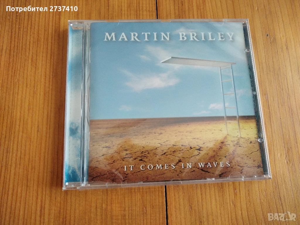 MARTIN BRILEY - IT COMES IN WAVES 15лв оригинален диск , снимка 1