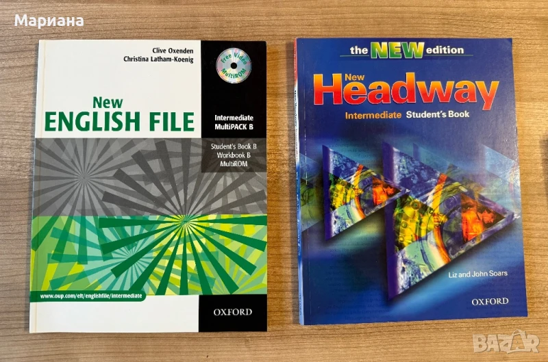New headway internediate studentsbook New english life students book, снимка 1