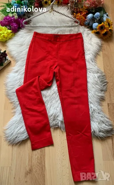 Червен панталон Stradivarius, снимка 1