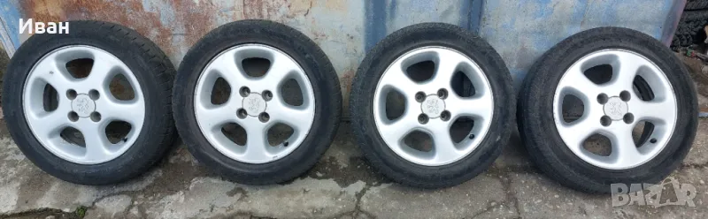 Оригинални алуминиеви джанти 15 Пежо Peugeot ET19 4*108, снимка 1