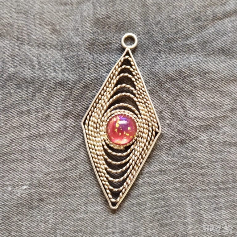 Старо сребърно колие, снимка 1