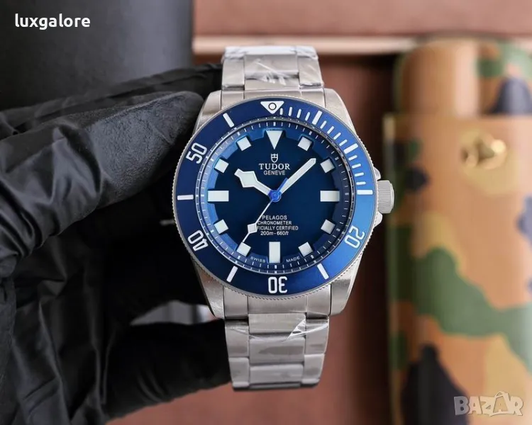 Мъжки часовник Tudor Pelagos Blue Dial с автоматичен механизъм, снимка 1
