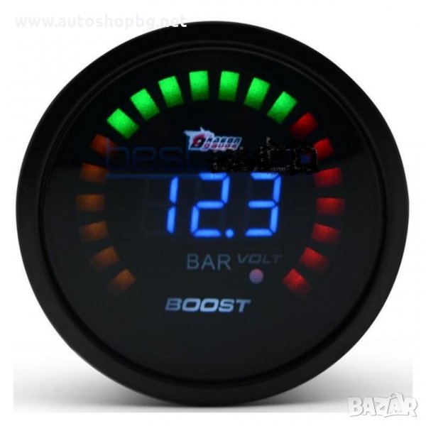 Измервателен уред буустметър и волтметър - дигитален, снимка 1