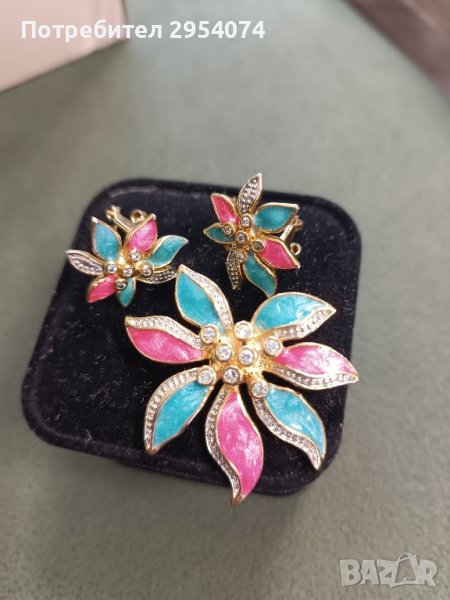 обеци с висулка 49лв, снимка 1