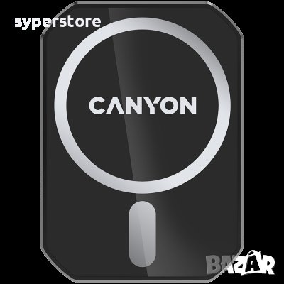 Стойка за Телефон за кола Магнитна с Безжично зарядно CANYON CNE-CCA15B01 За iPhone, снимка 1