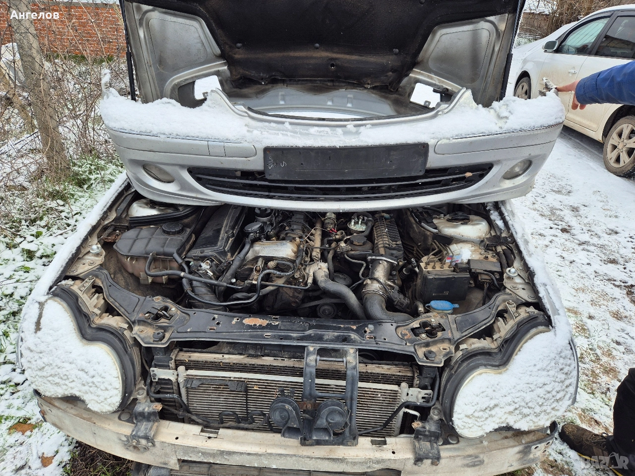 Предна броня мерцедес w203, снимка 1