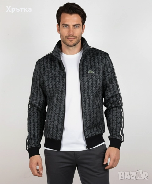 Lacoste Monogram Track Jacket - Оригинално мъжко горнище р-р L, снимка 1