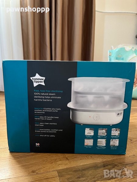 Tommee Tippee стерилизатор и шишета, снимка 1