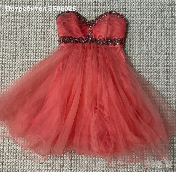 Продавам къса официална рокля, снимка 1