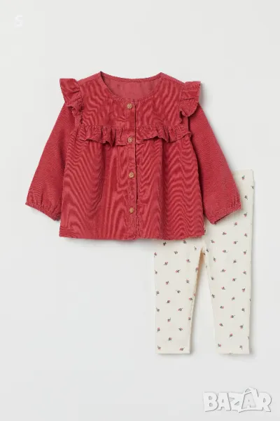 Комплект от памук от две части 98 размер, снимка 1