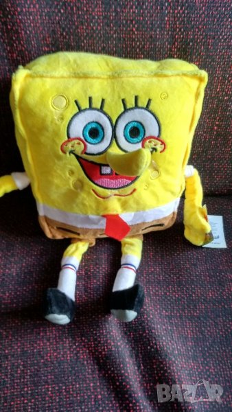 Среден спондж боб,с 3 Д нос,с бродерия, снимка 1