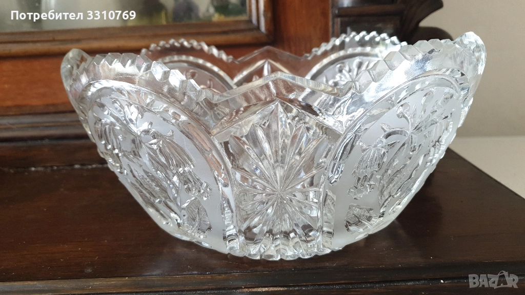 Красиви кристални фруктиери., снимка 1